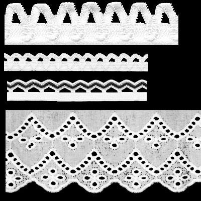 Seamless Lace Photoshop Brushes - Poser World 3D Figure Club